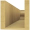 Ekena Millwork 6in. W x 6in. H x 32in. L Asheboro Woodgrain TimberThane Rafter Tail, Primed Tan RFTUR06X06X32ASHRCPR - alternate 4